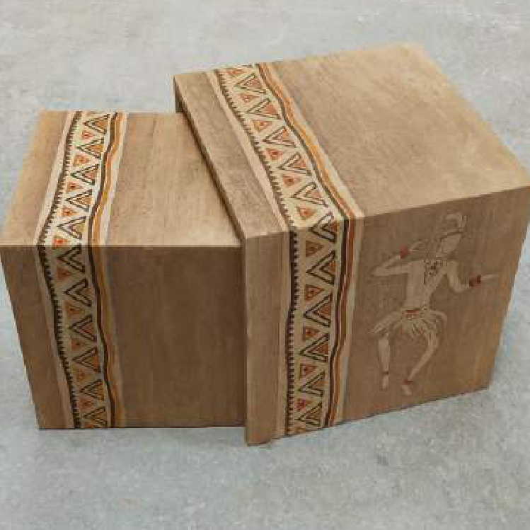 Afrika Figürlü Masa