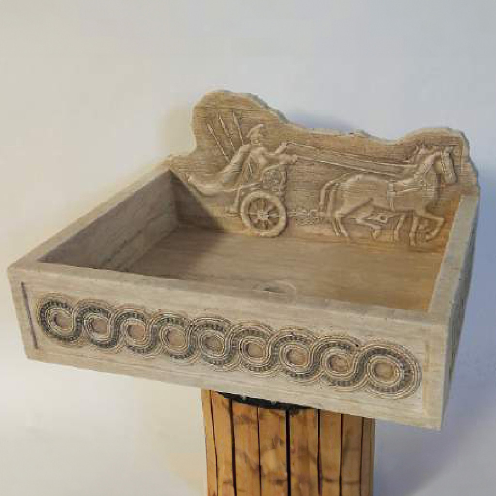 Antik Roma ve Motifli Evye