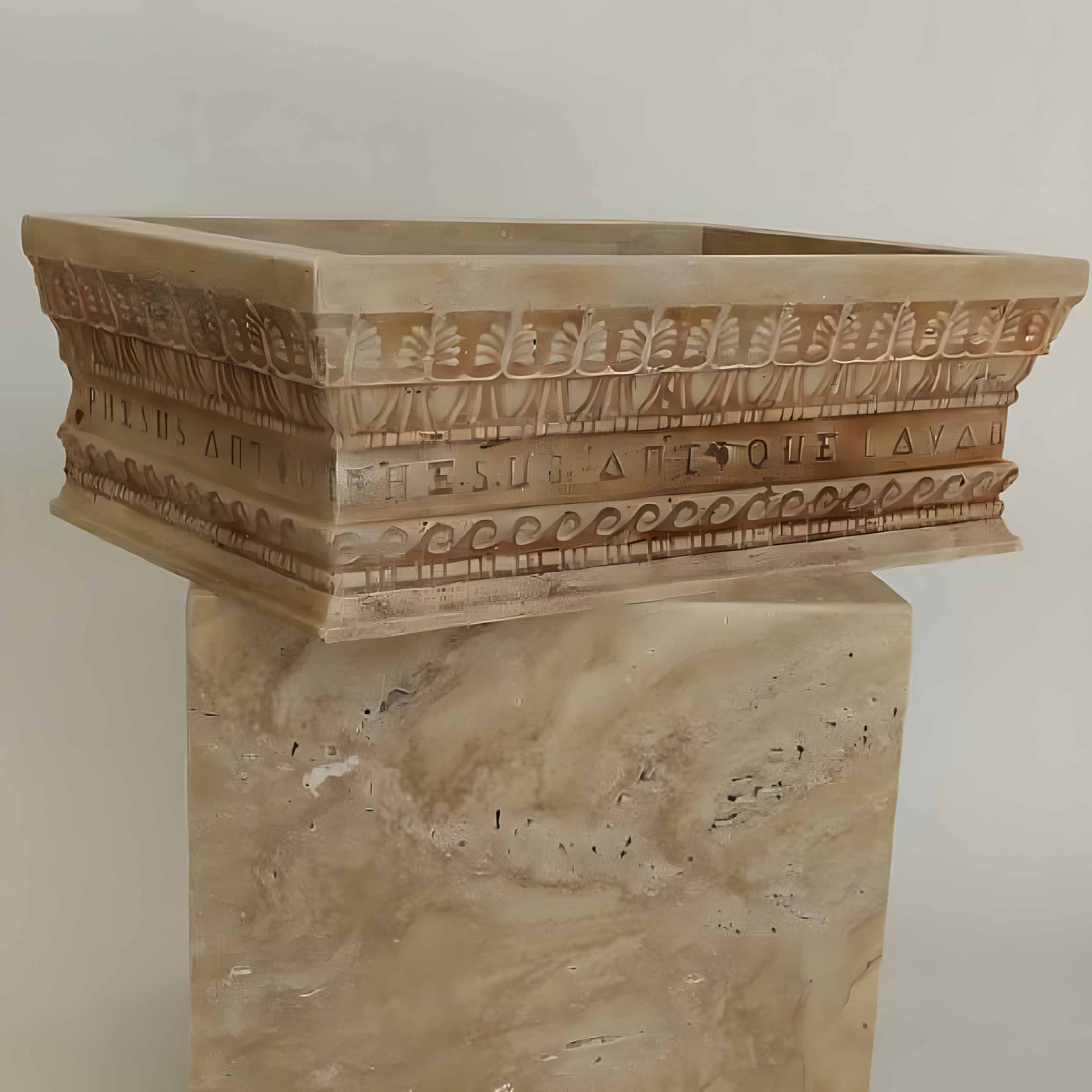 Efes Motifli Dikdörtgen Evye